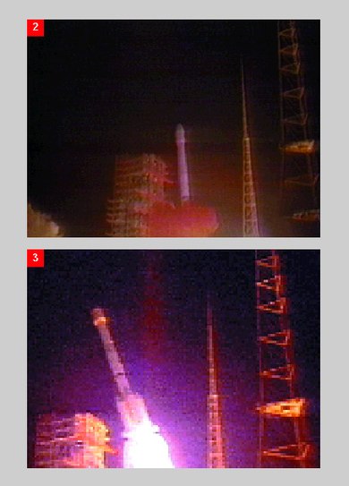 The long march B rocket tilted shortly after ignition