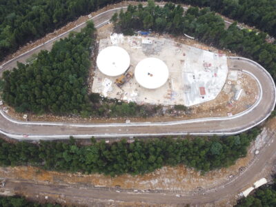 Aerial view of the Fuyan