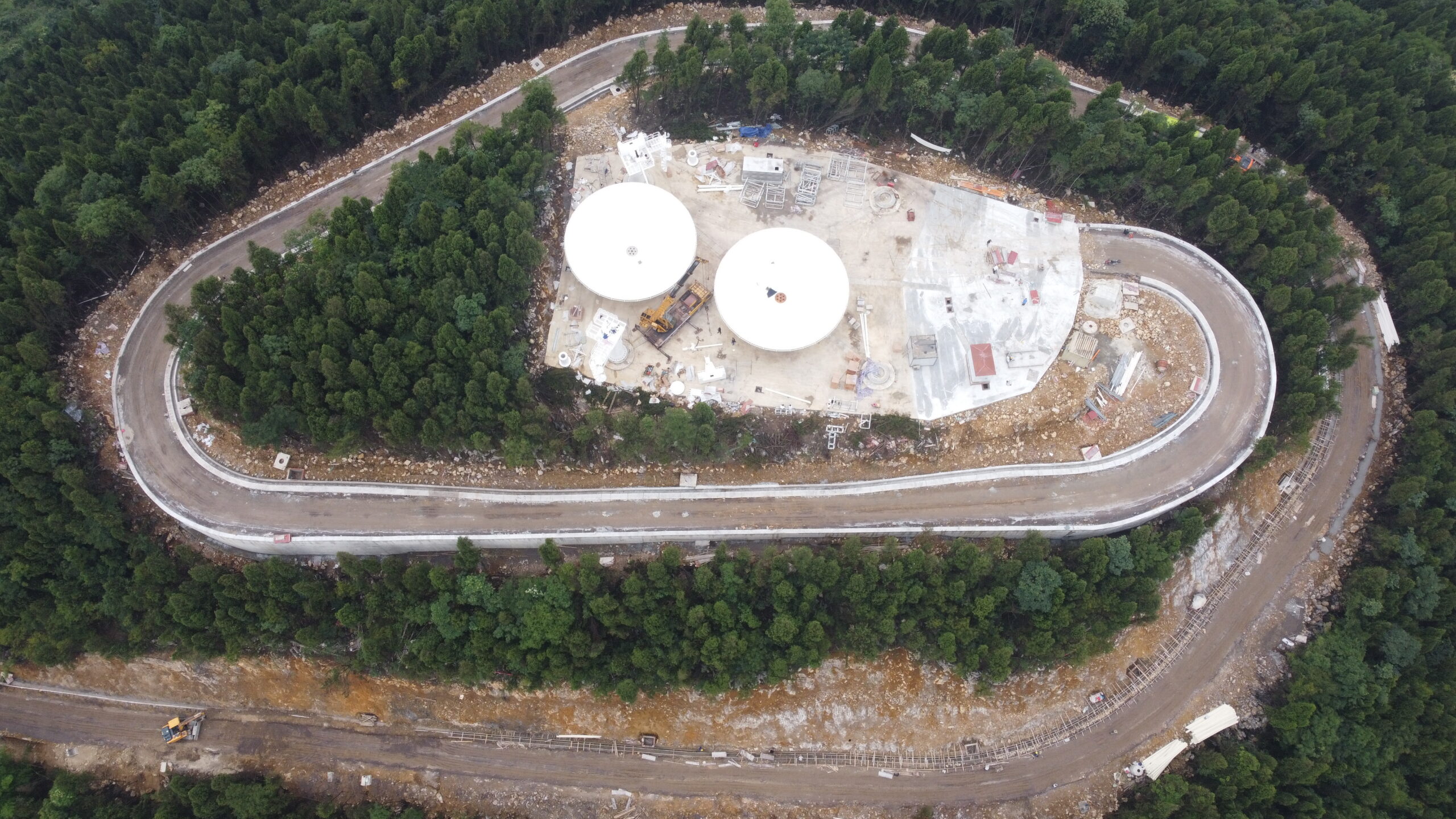 Aerial view of the Fuyan