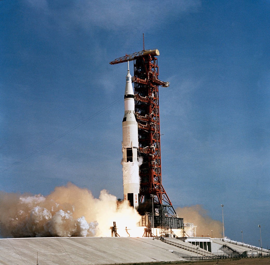 Apollo 11 Launches - July 16, 1969. Photo Credit: NASA