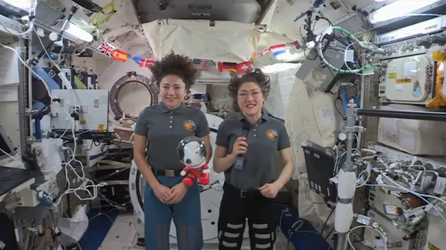 Snoopy is often seen in space