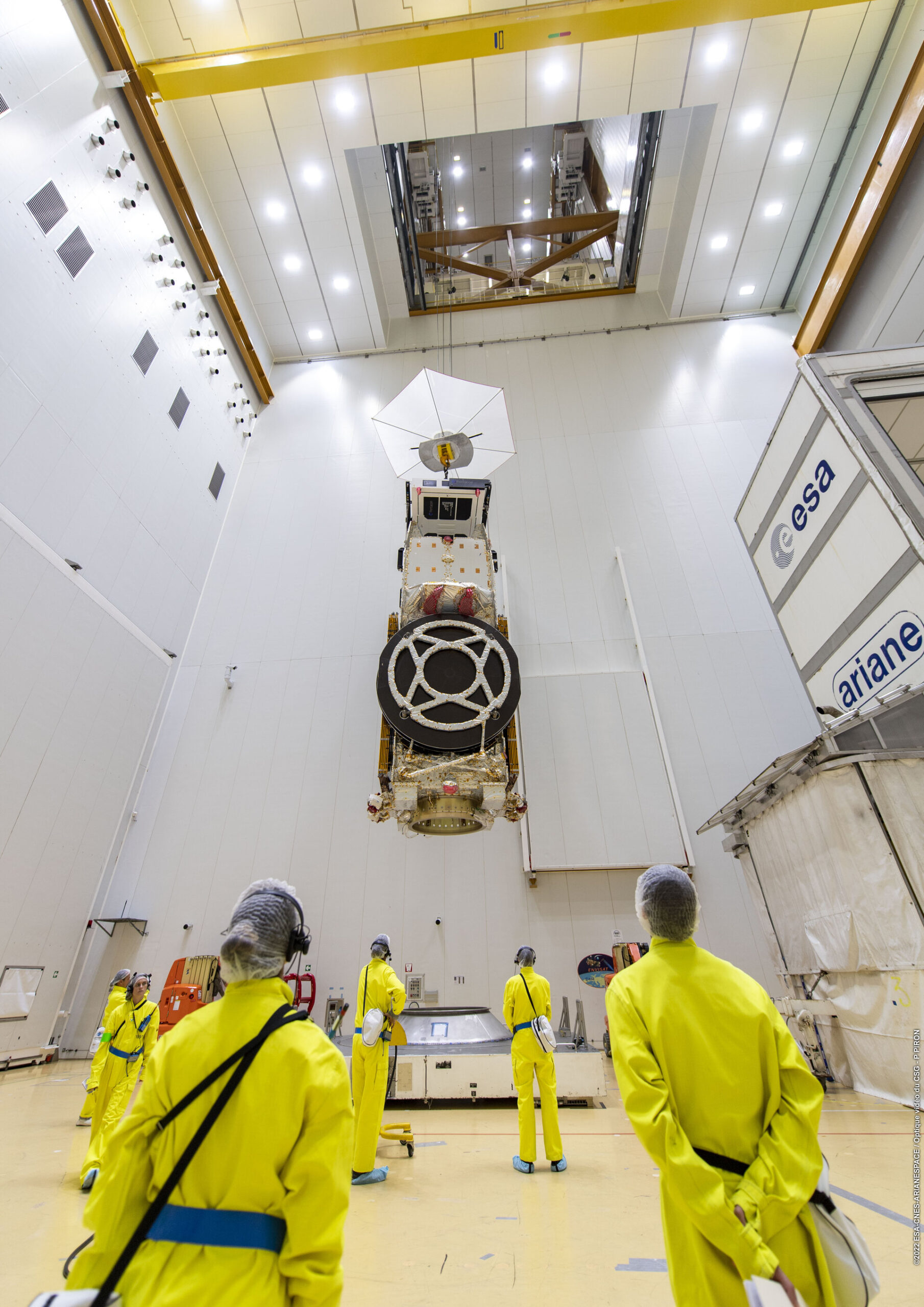KONNECT VHTS (CU1) integration on launch vehicle at BAF. 08/26/2022.