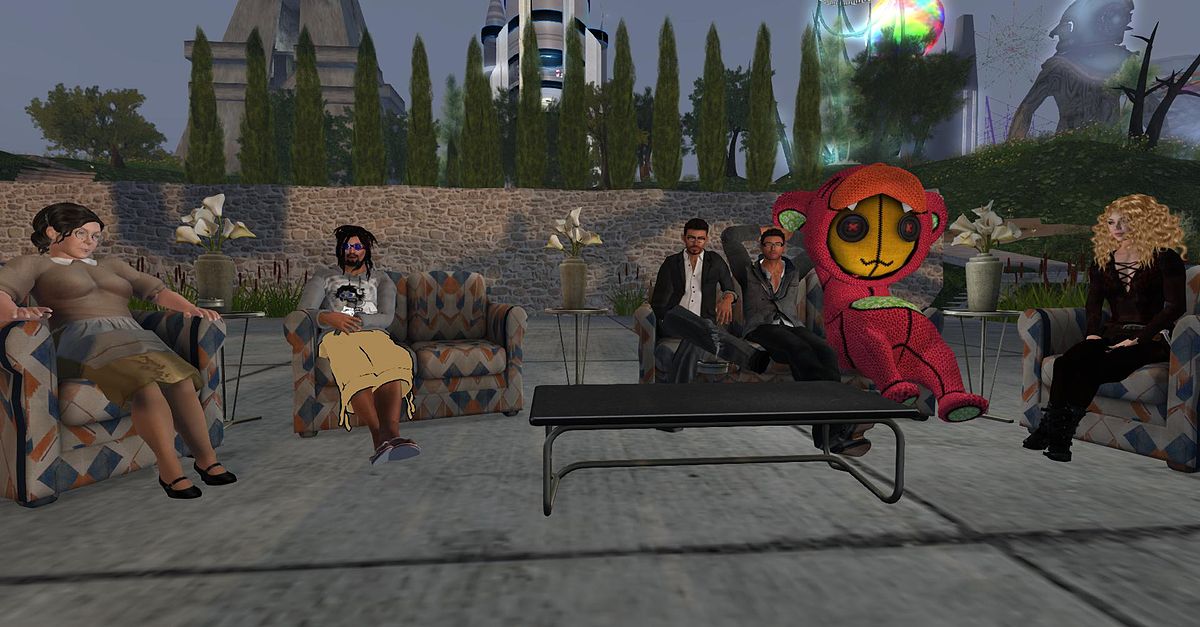 Second Life's scene