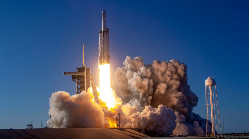 Falcon Heavy has only flown thrice ever.